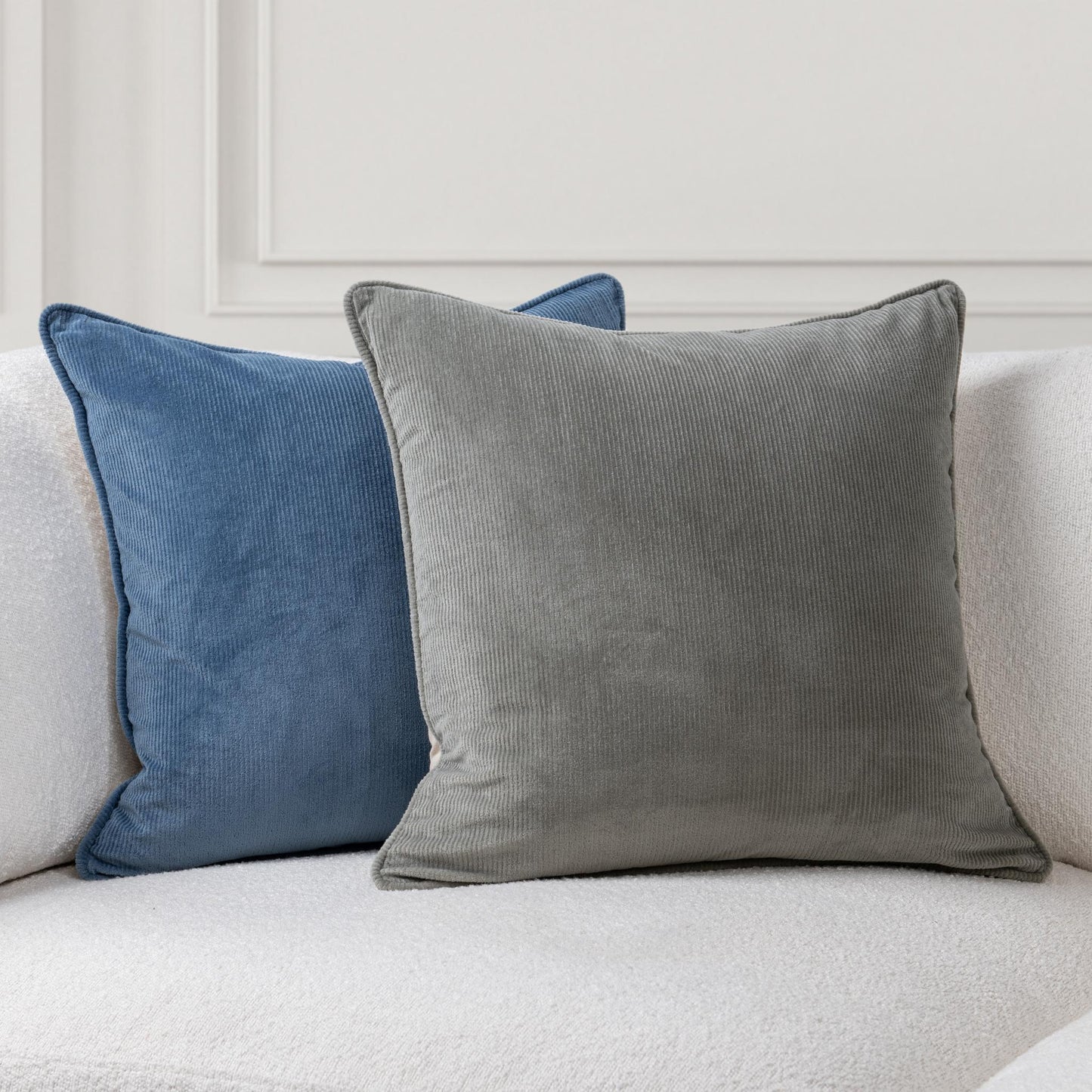 SR Memoir Sea Blue 22x22 Throw Pillow (Set of 2) - Ornate Home