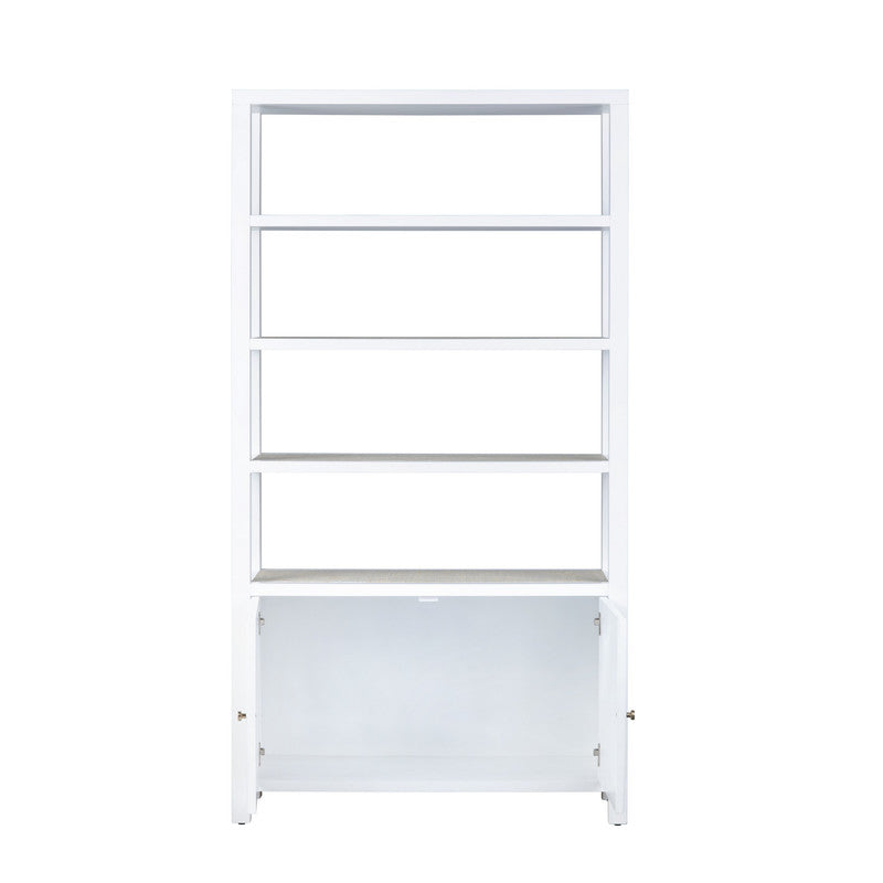 Sandy Shores White/Tan Etagere - Ornate Home