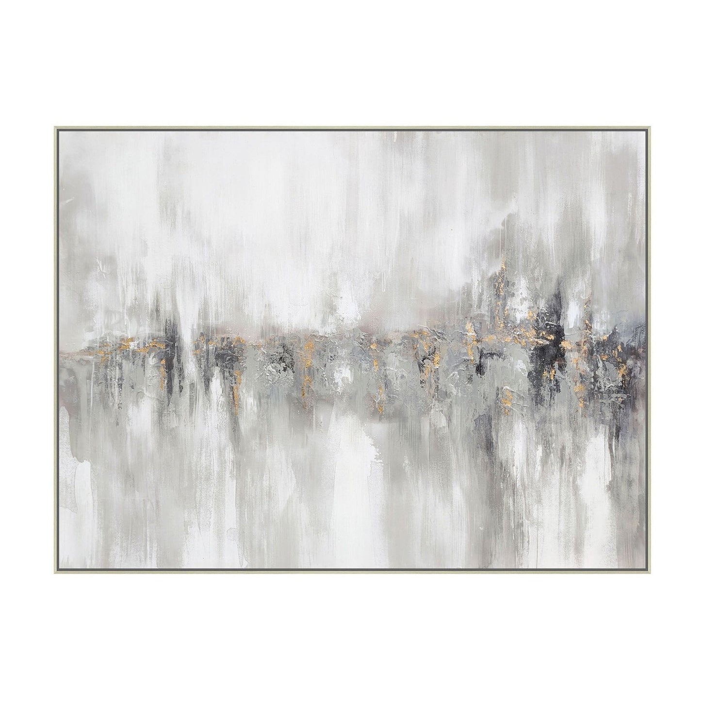 Saratoga Grey Canvas - Ornate Home