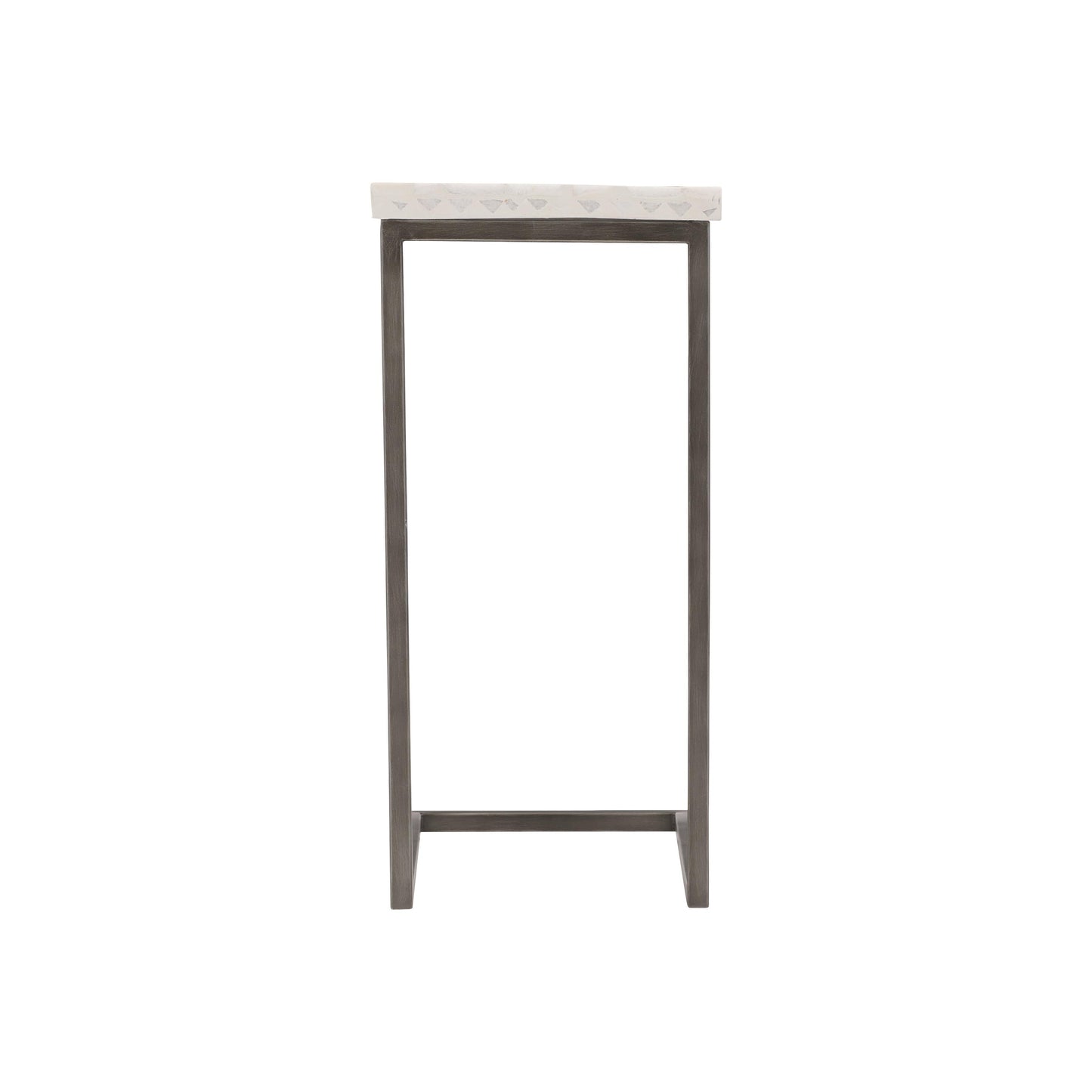 Sausalito Flint Grey/Terrazzo Outdoor Accent Table - Ornate Home