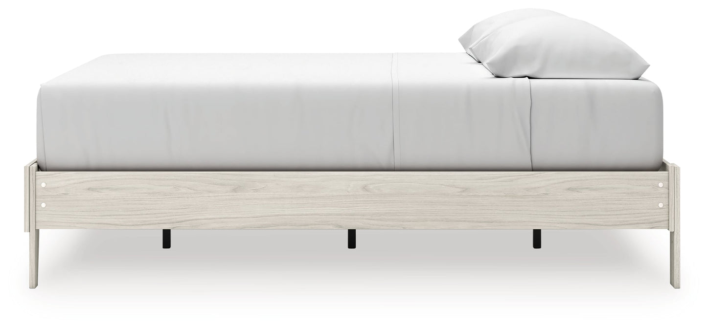 Socalle Light Natural King Platform Bed- Viva Furn