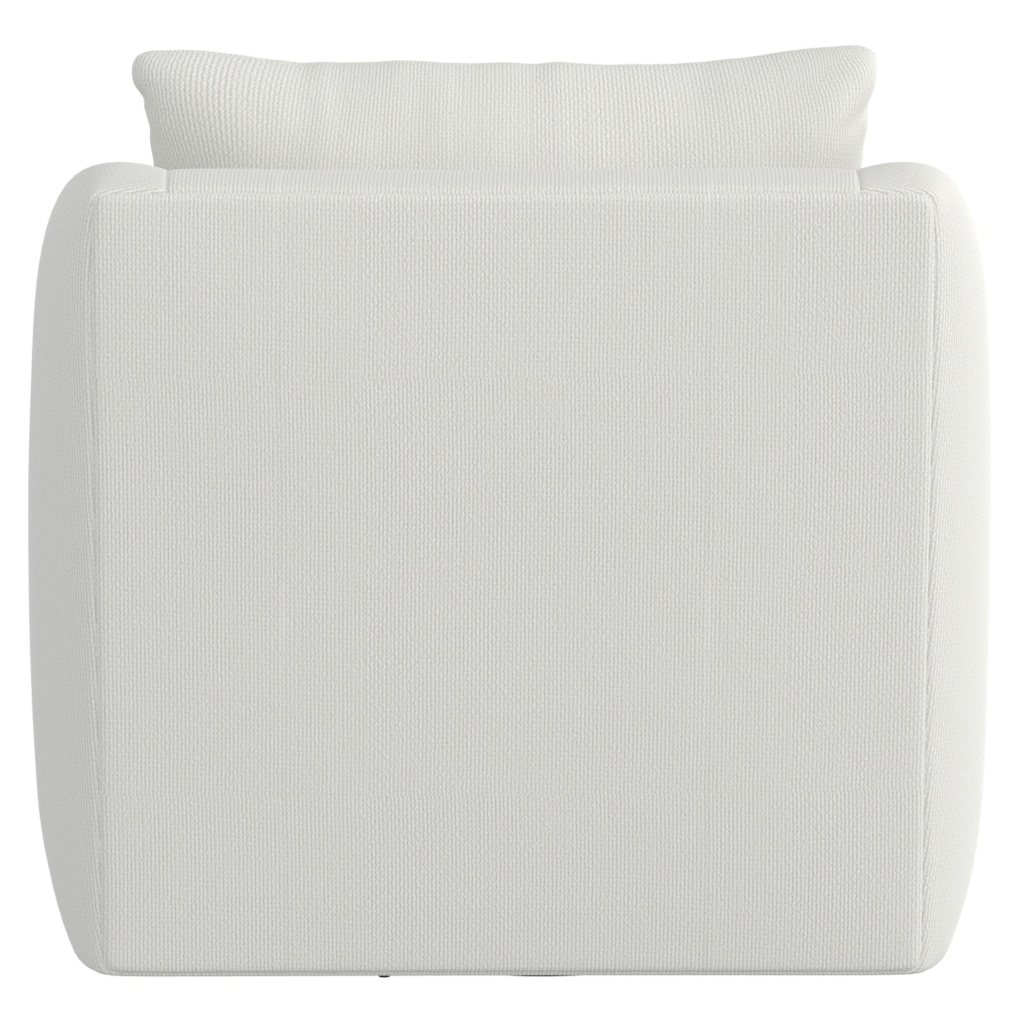 Solana White/Cream Outdoor Swivel Chair - Ornate Home