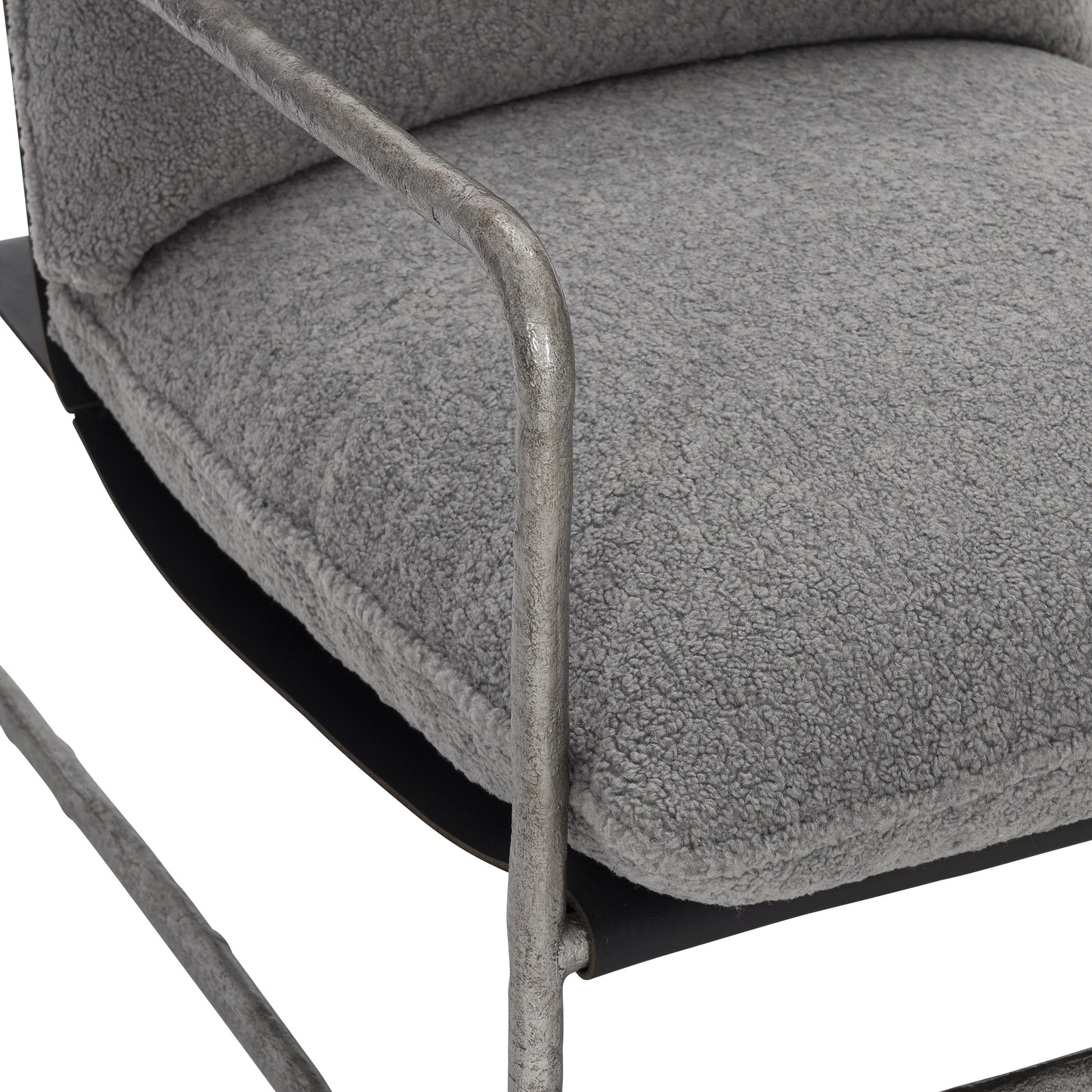 Spencer Grey Fabric Chair - Ornate Home