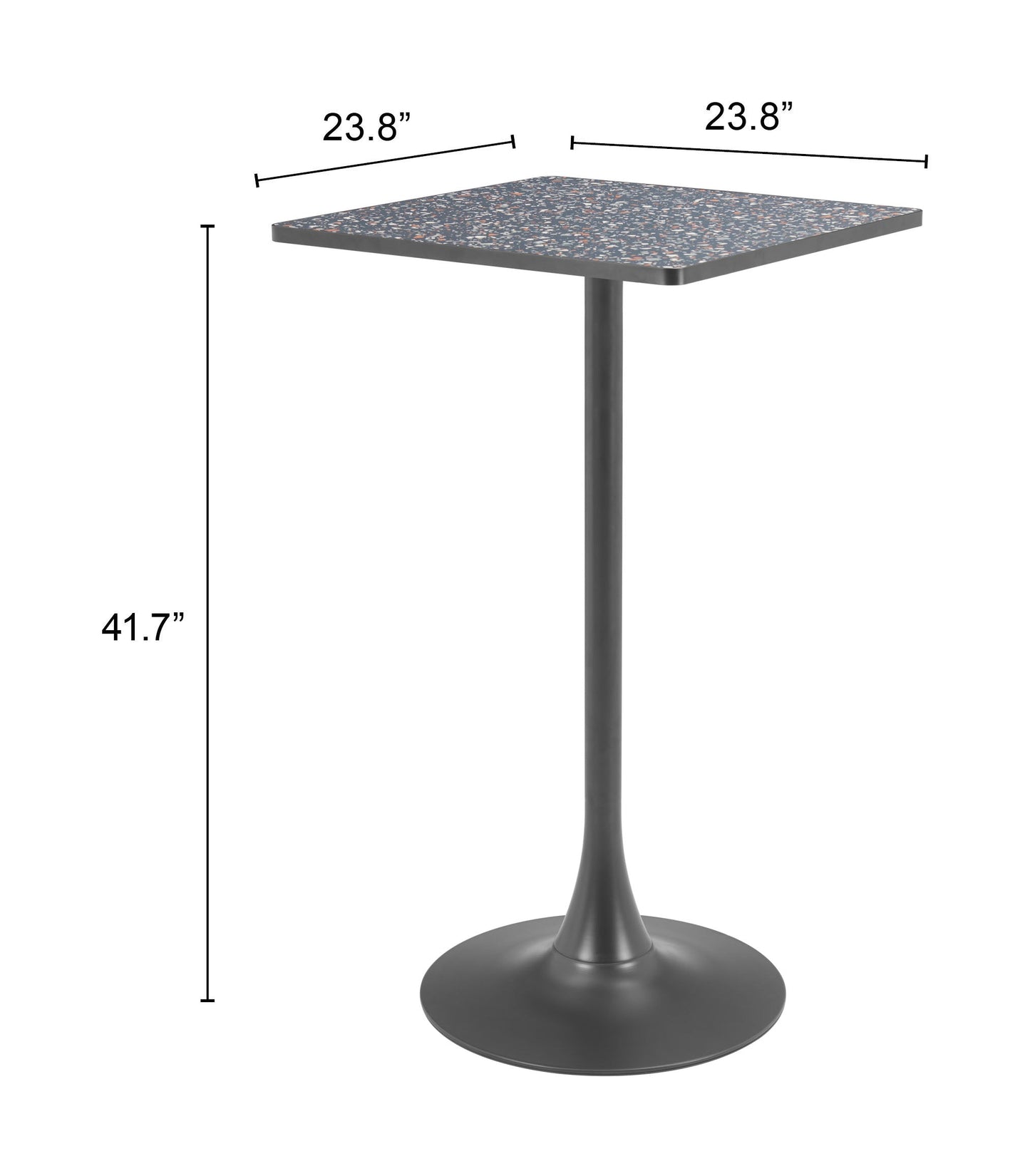 Spot Black Bar Table - Ornate Home