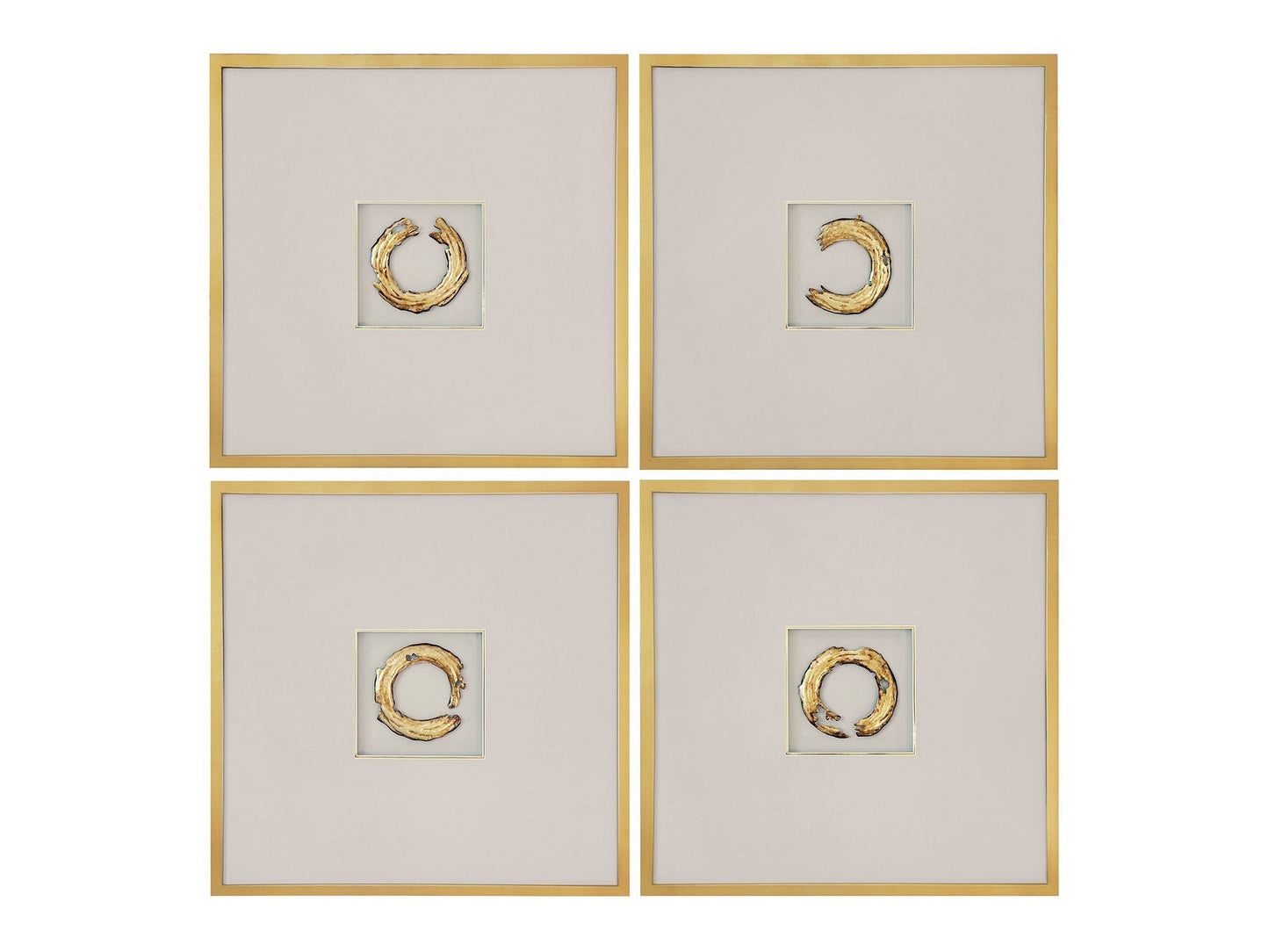 Stratford Natural/Gold Print - Ornate Home