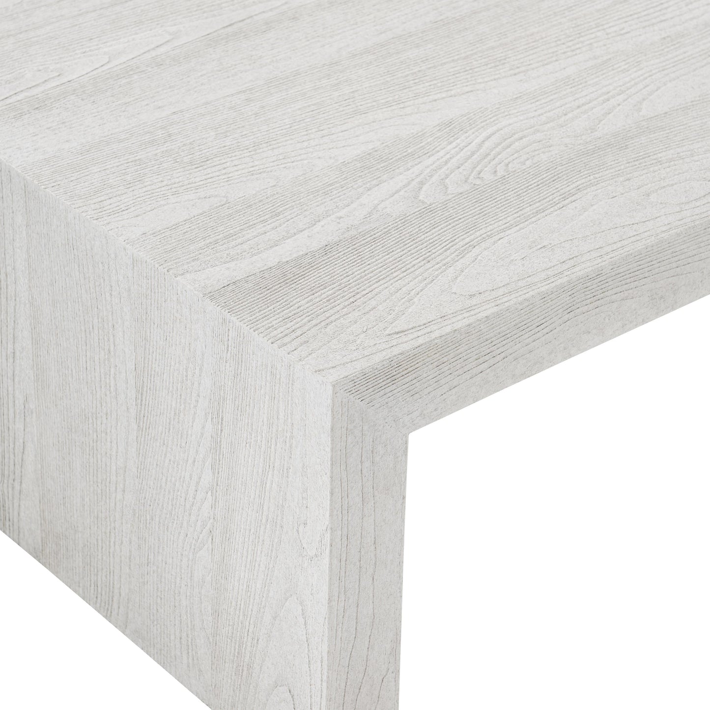 Summerton Sandblasted White Cocktail Table - Ornate Home