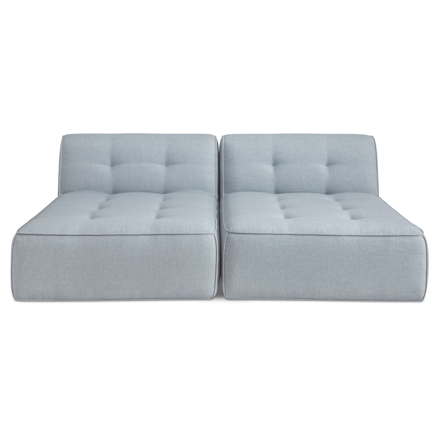 Sunseeker Light Blue 2 Piece Outdoor Sun Lounger - Ornate Home