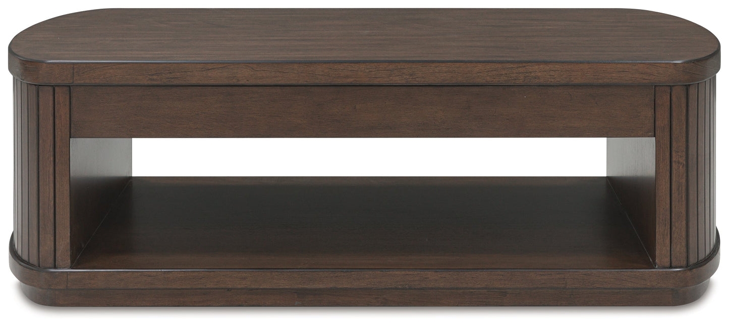 Korestone Brown Lift-Top Coffee Table