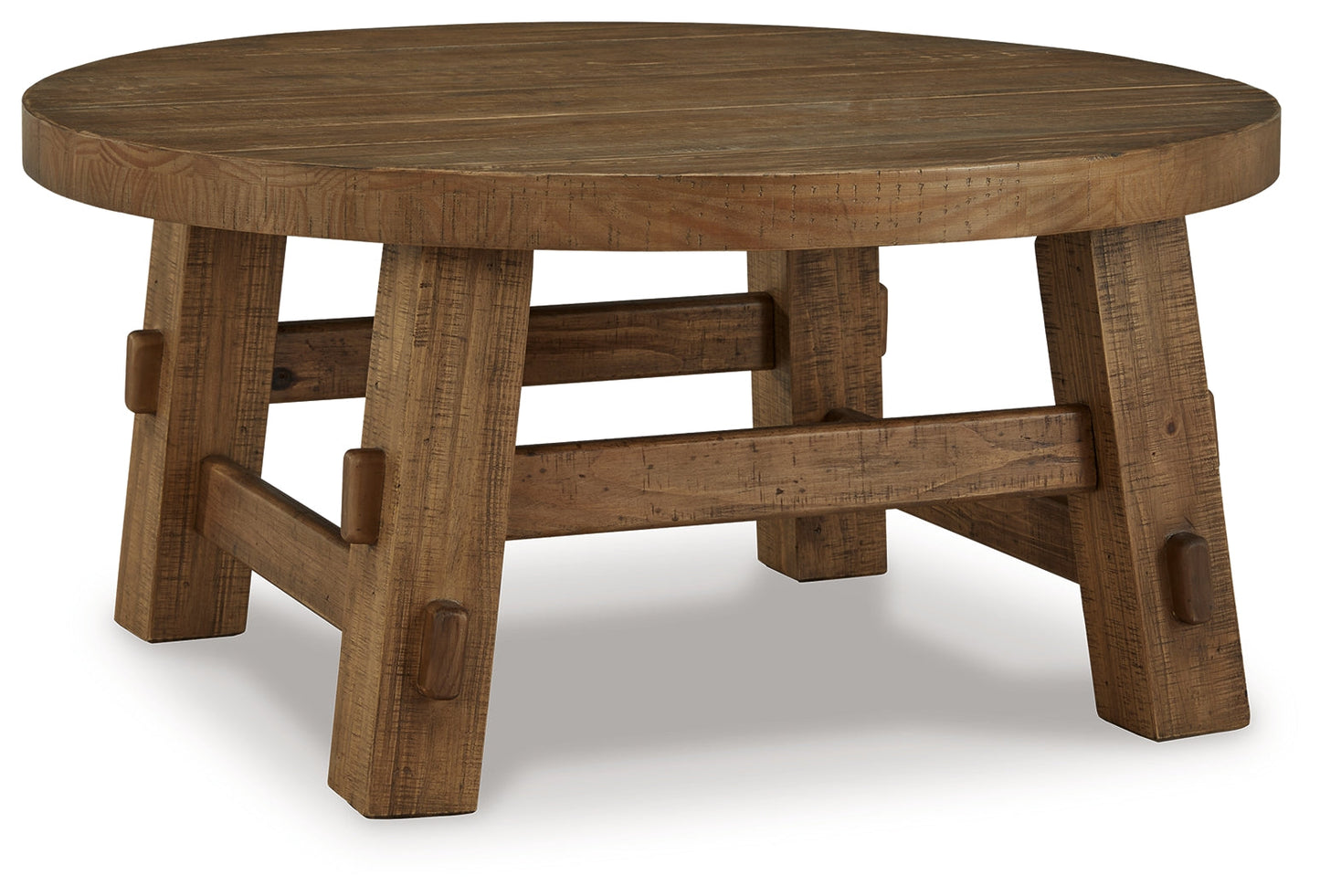 Mackifeld Brown Coffee Table and 2 End Tables