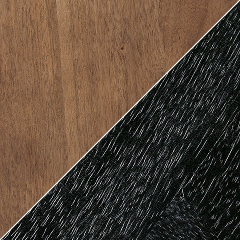 Hanneforth Brown/Black Coffee Table and 2 End Tables