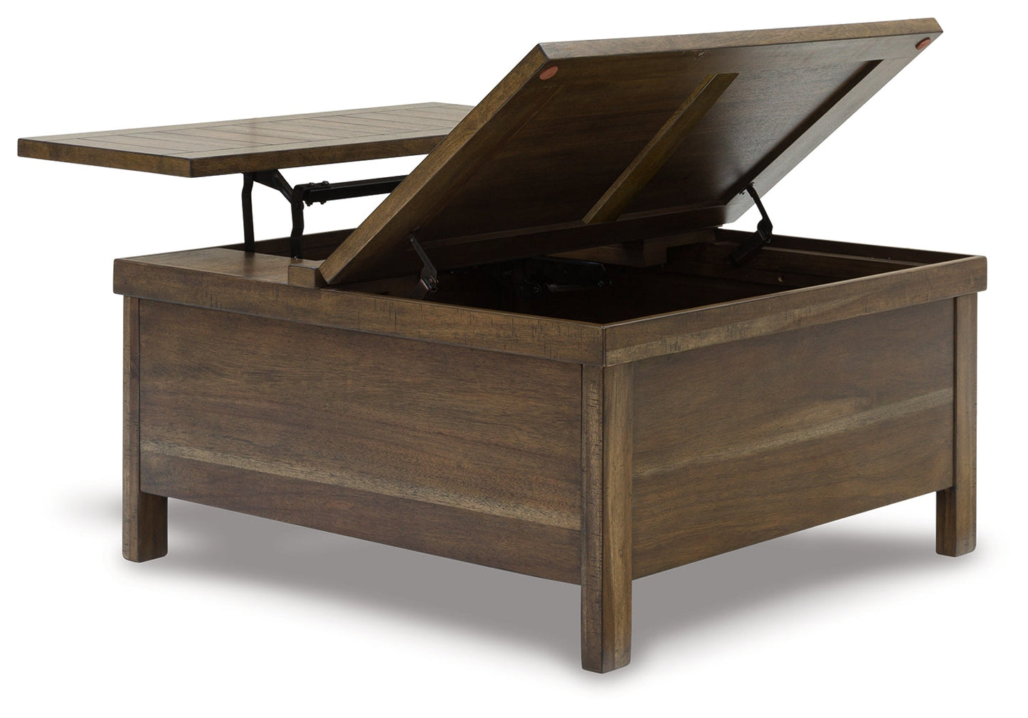Moriville Grayish Brown Lift-top Coffee Table and 2 End Tables