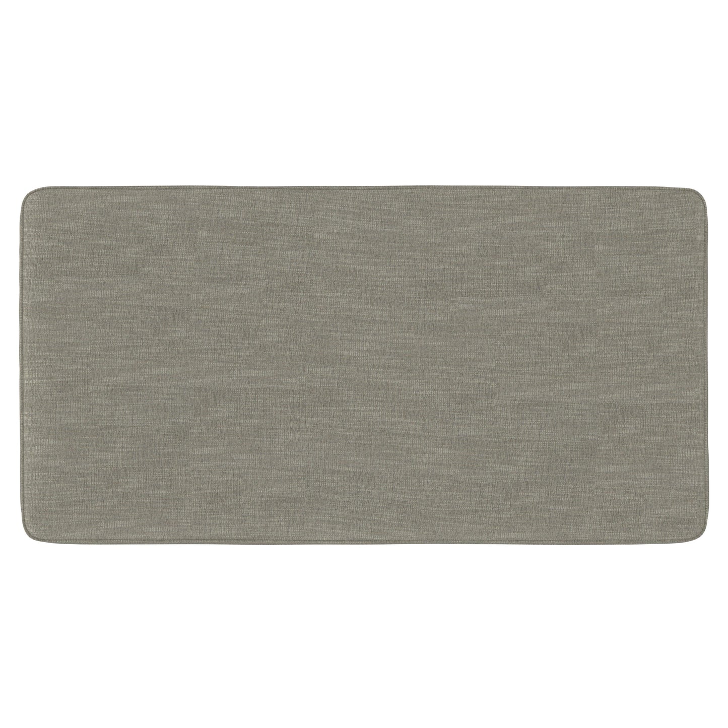 Tarleton Grey Fabric Ottoman - Ornate Home