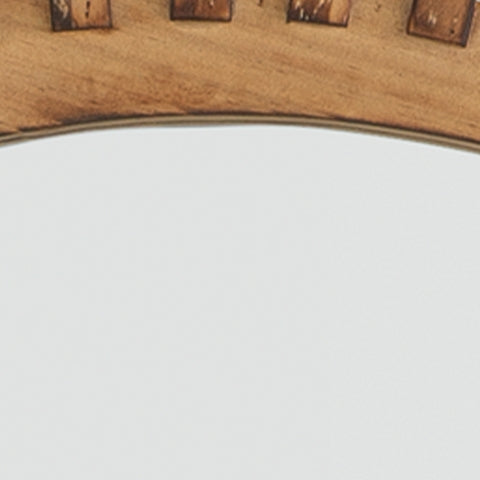 Tedwell Brown Accent Mirror- Viva Furn