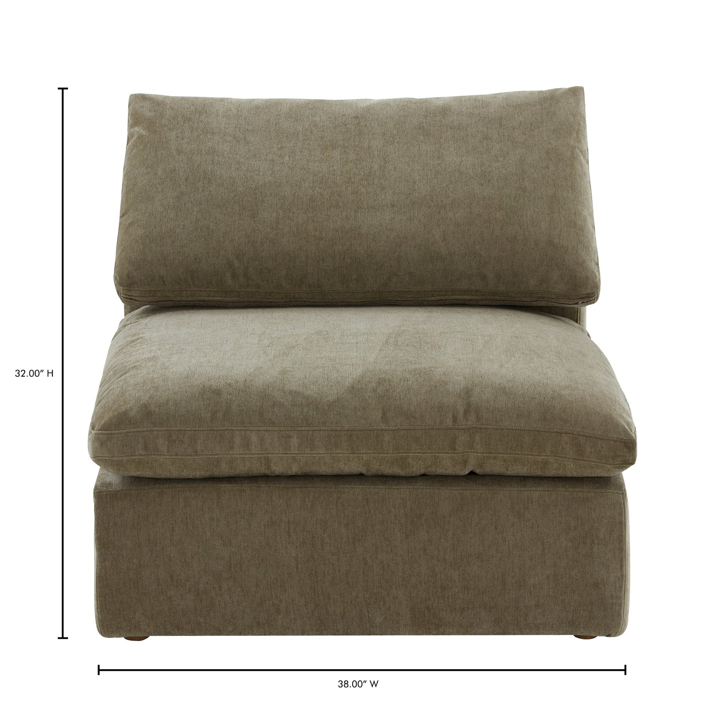 Terra Desert Sage Slipper Chair - Ornate Home
