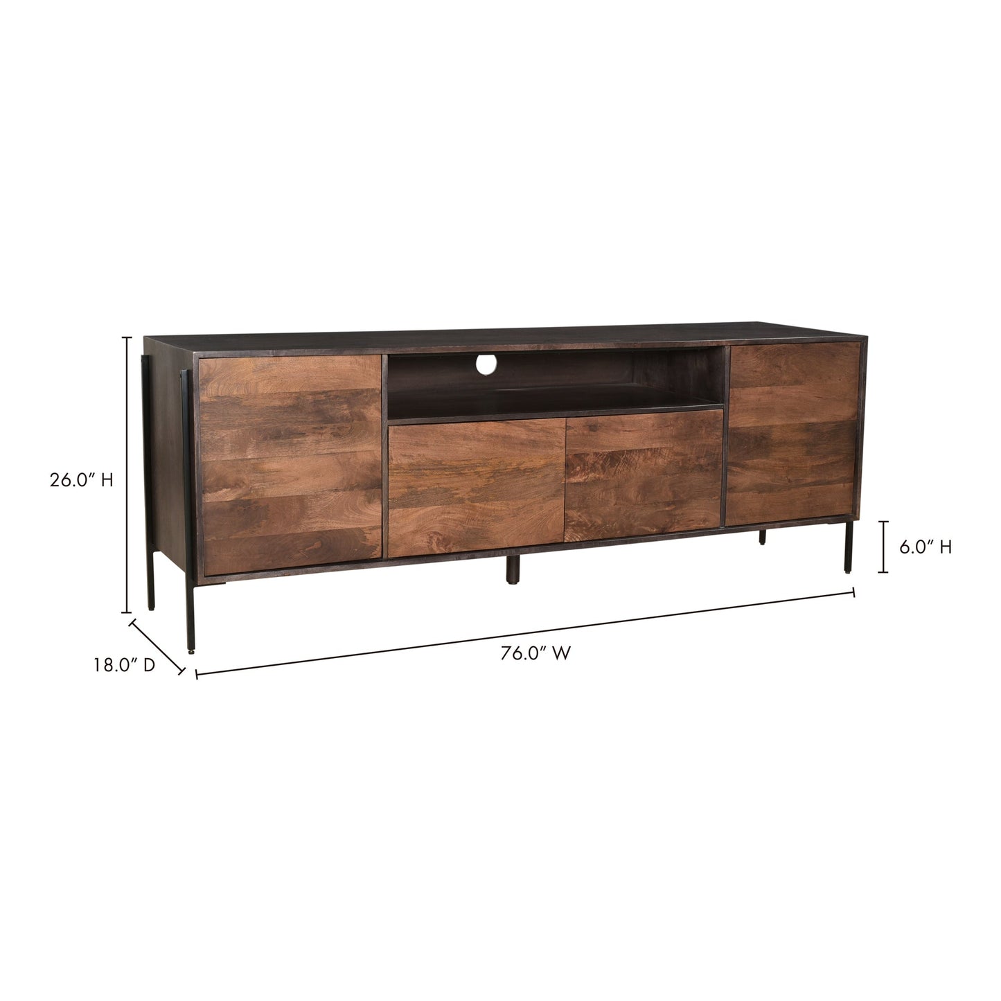 Tobin Light Brown Entertainment Unit - Ornate Home