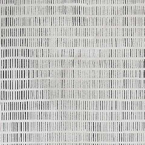 Turinwith Ivory/Black Large Rug- Viva Furn
