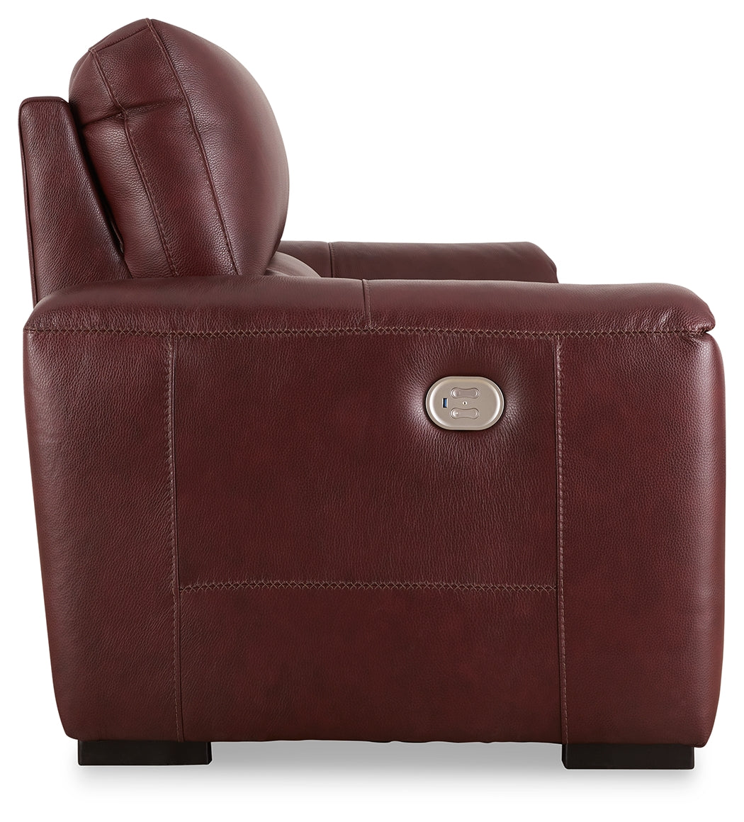 Alessandro Garnet Reclining Sofa and Recliner