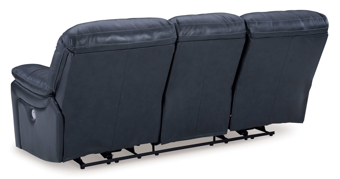Leesworth Ocean Power Reclining Sofa