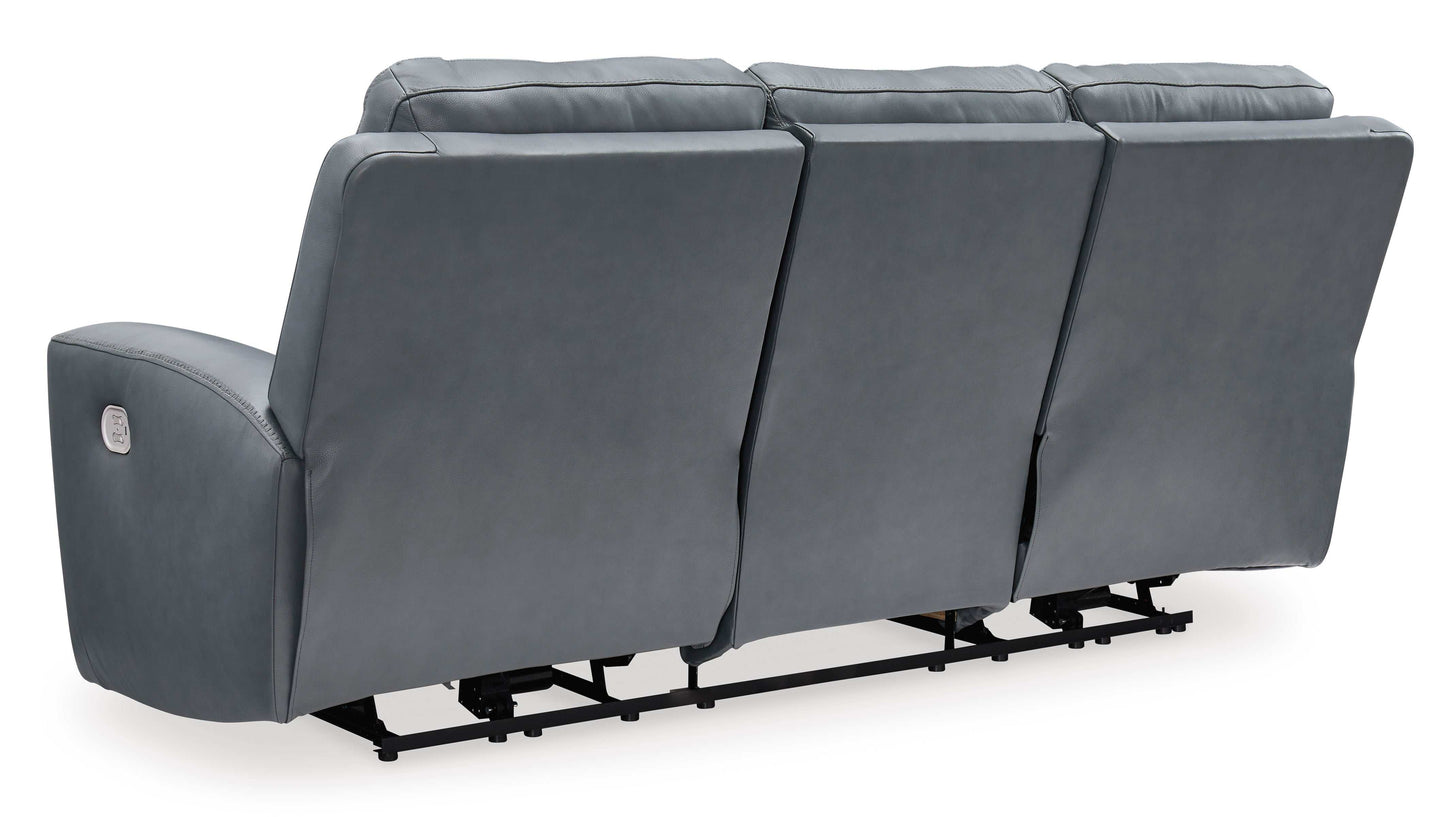 Mindanao Steel Power Reclining Living Room Set / 2pc