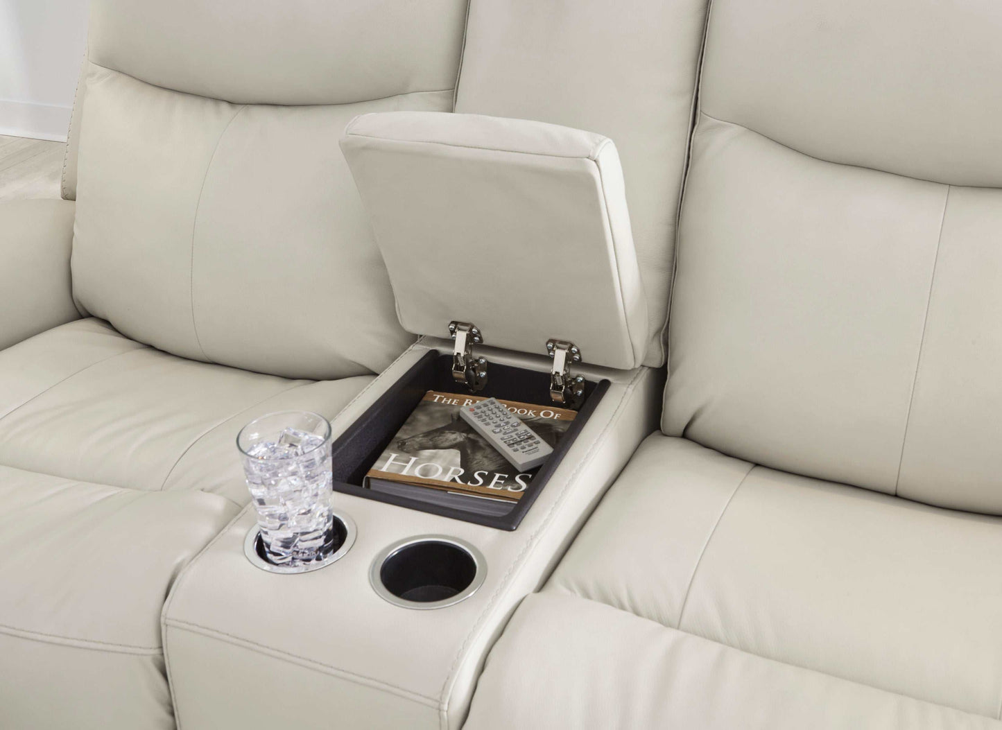 Mindanao Coconut Power Reclining Loveseat w/ Console