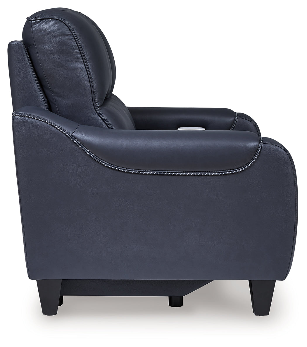 Mercomatic Ocean Power Reclining Sofa, Loveseat and Recliner