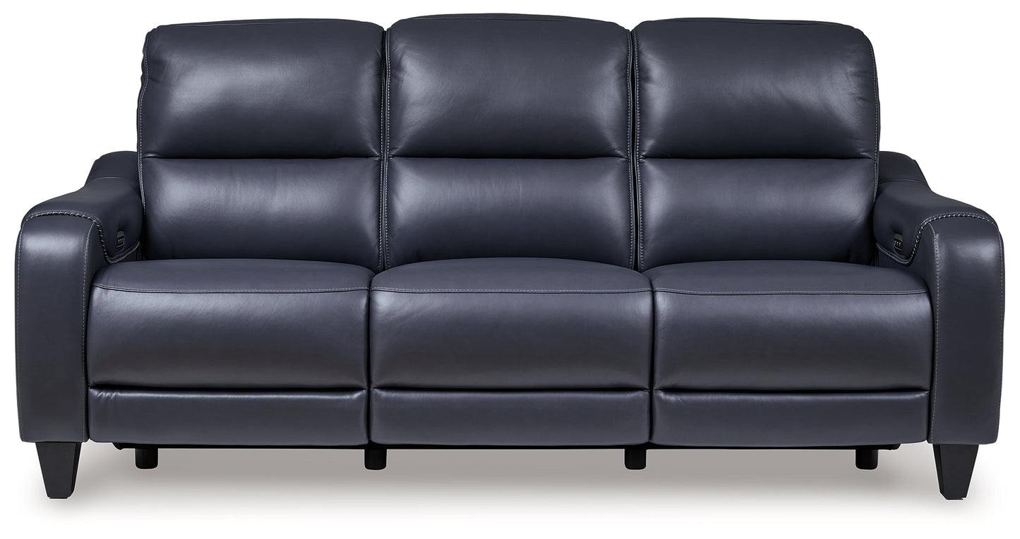 Mercomatic Ocean Power Reclining Sofa, Loveseat and Recliner