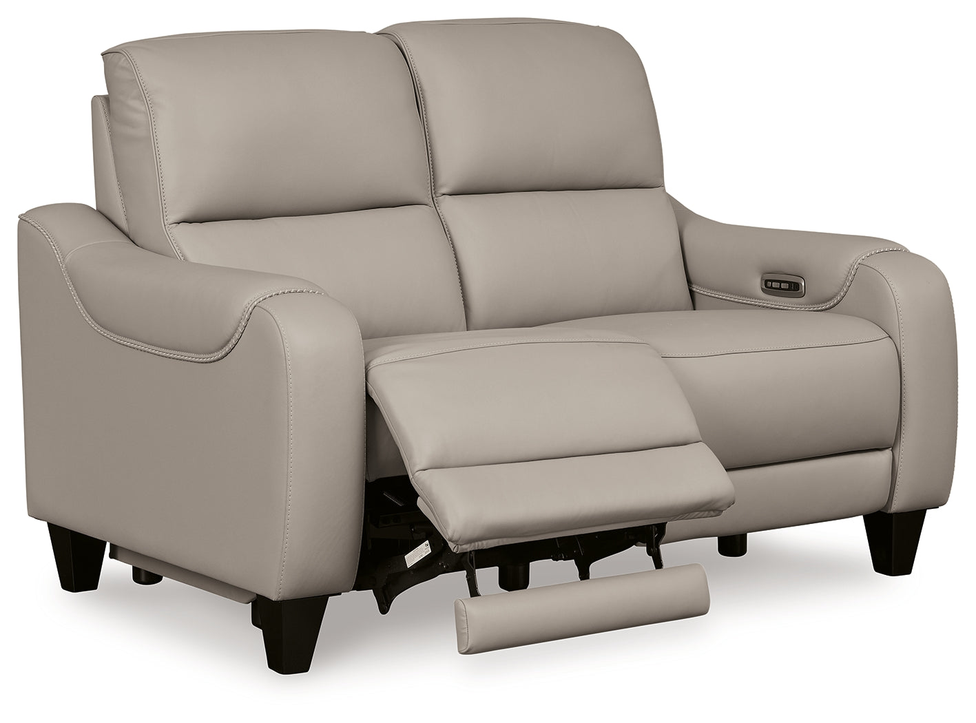Mercomatic Gray Power Reclining Sofa, Loveseat and Recliner
