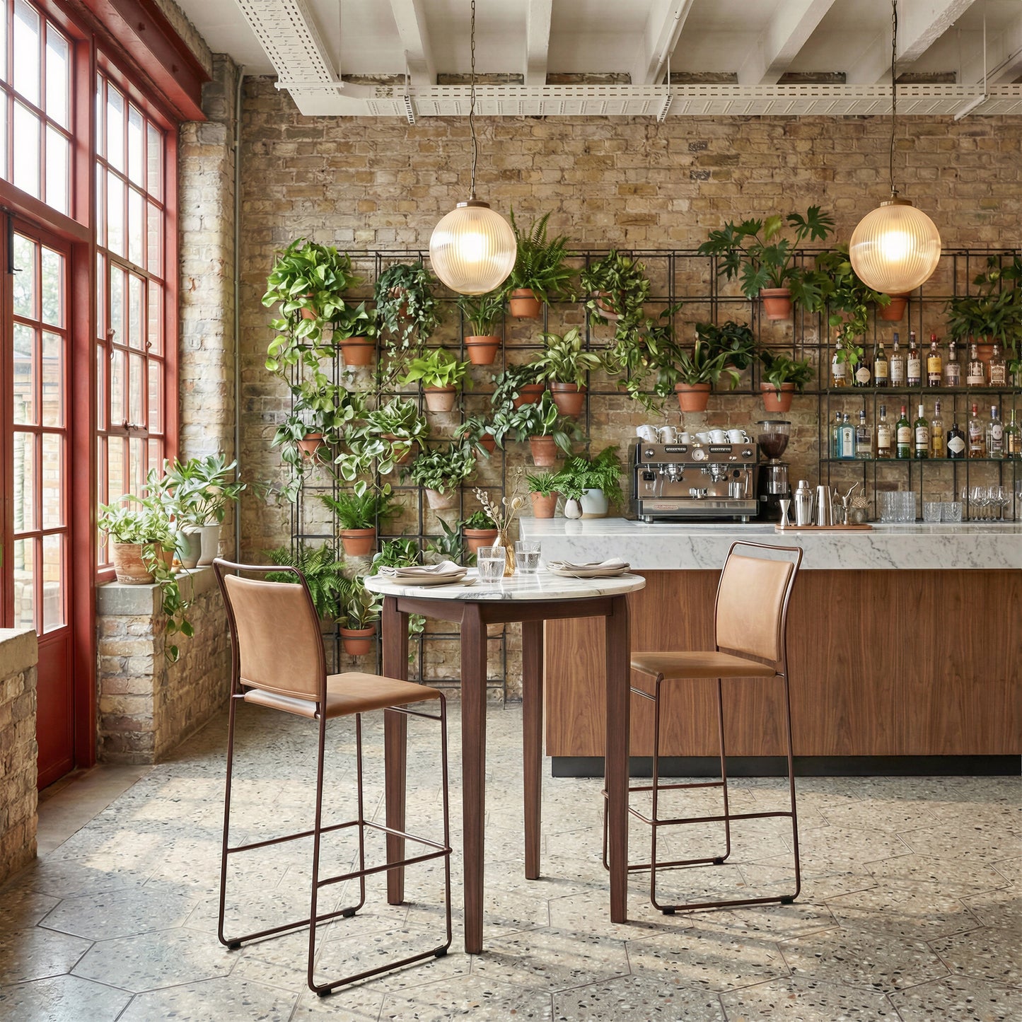 Vernon White Bar Table - Ornate Home