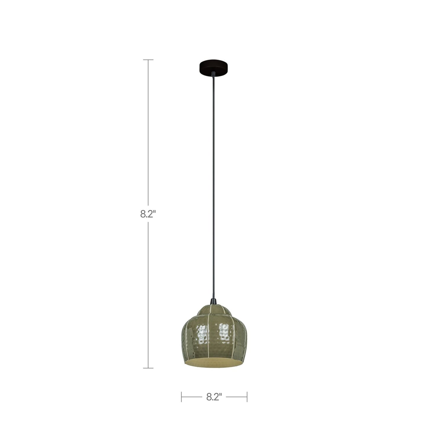 Vida Green Pendant Lamp - Ornate Home