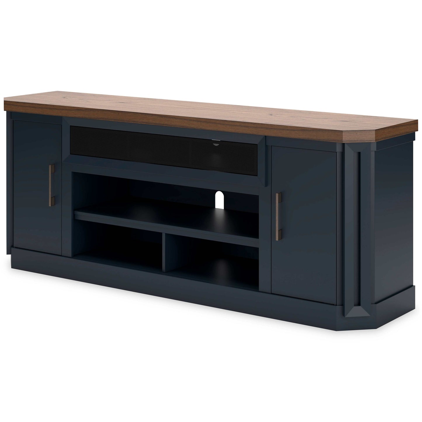 Landocken Brown & Blue  83" TV Stand