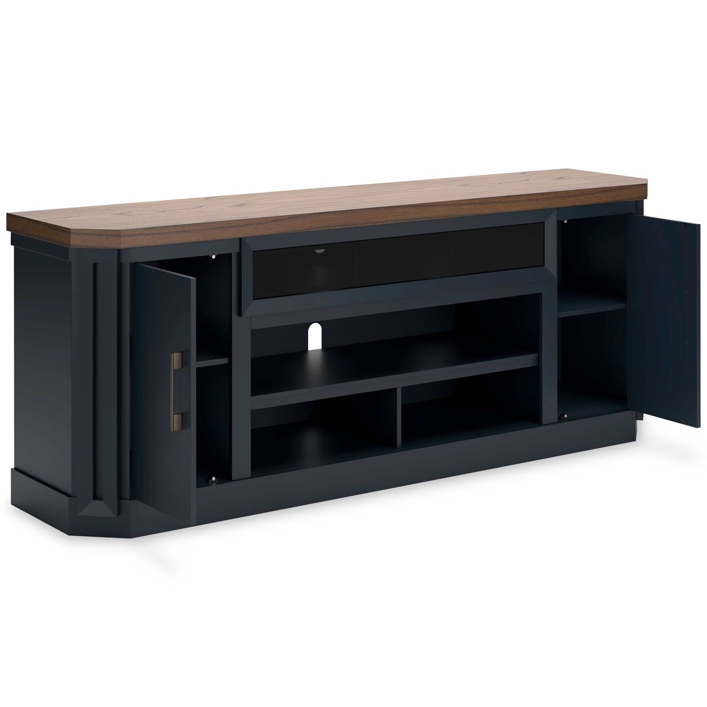 Landocken Brown & Blue  83" TV Stand