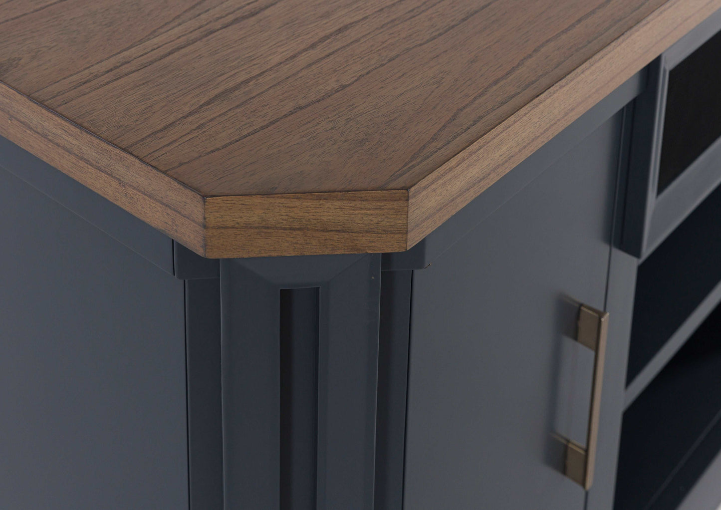 Landocken Brown & Blue  83" TV Stand