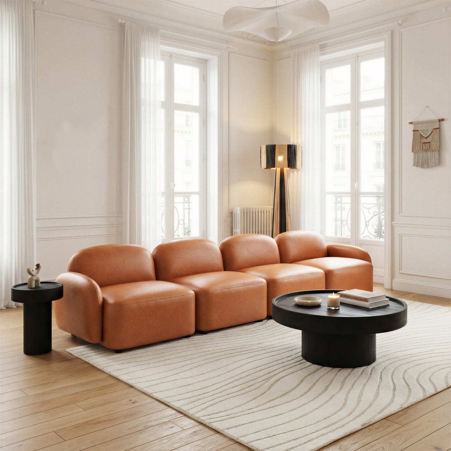 Watson Black Coffee Table - Ornate Home
