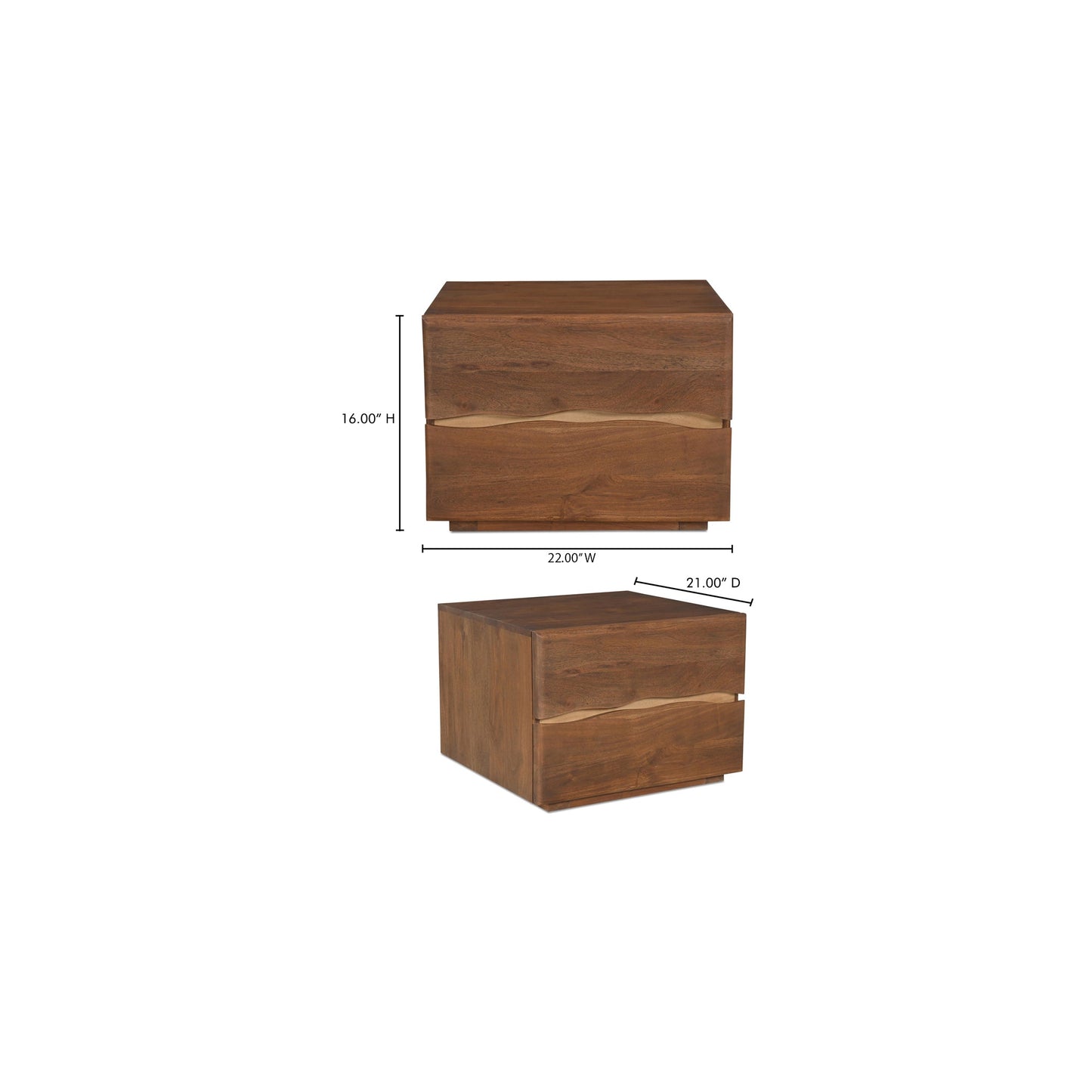 Watson Brown Nightstand - Ornate Home