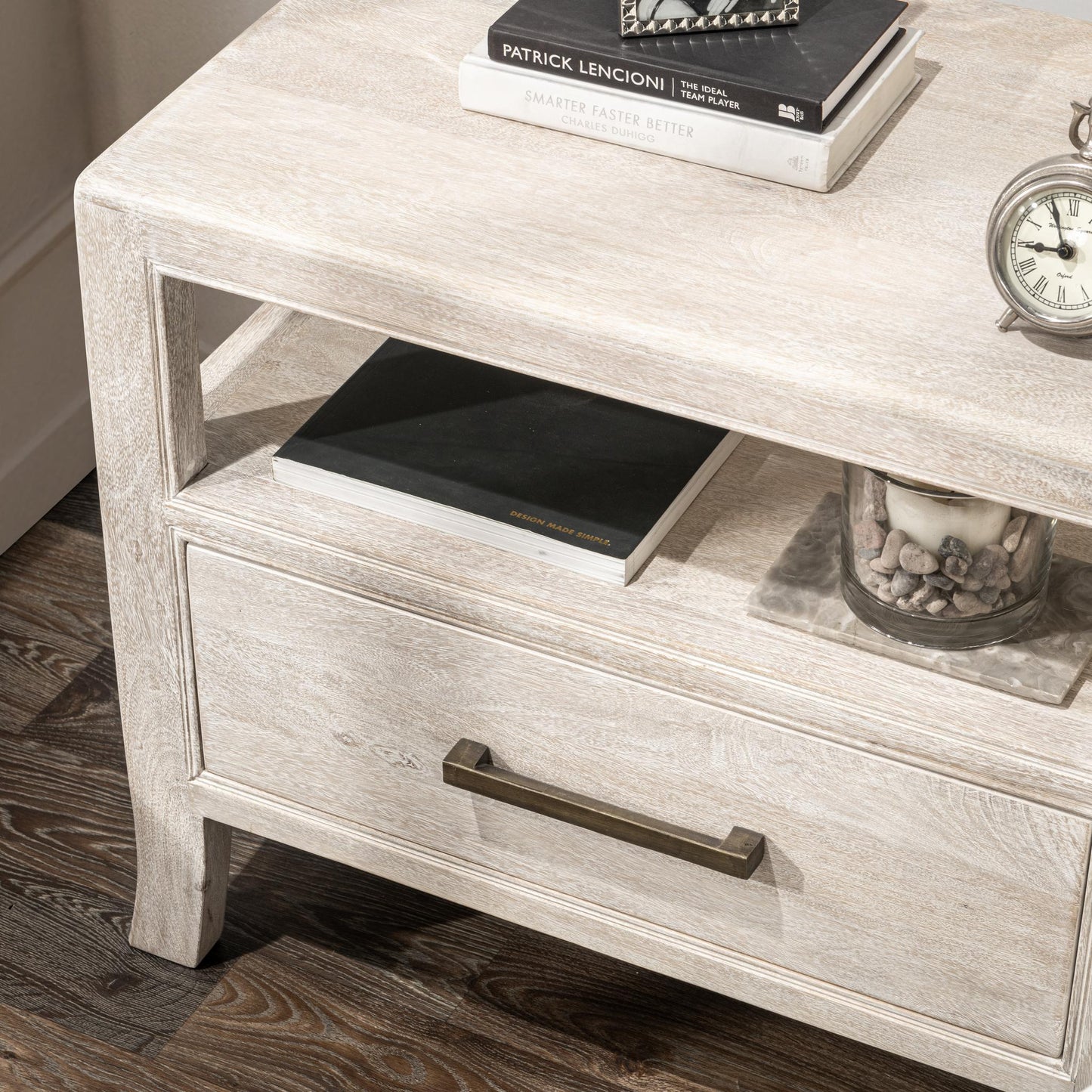 Westmont Creamwood 1 Drawer Nightstand - Ornate Home