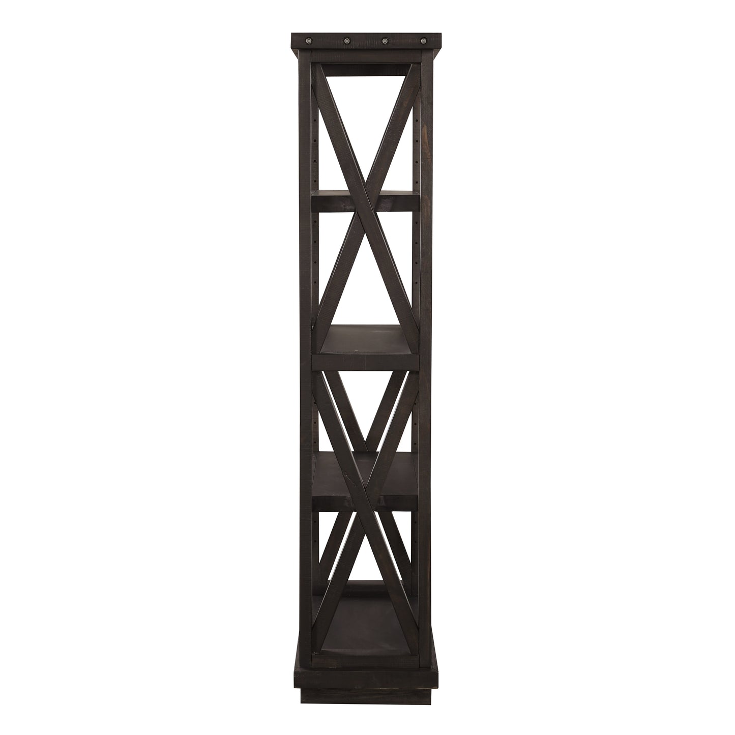 Yosemite Solid Wood Bookcase in Cafe - Ornate Home