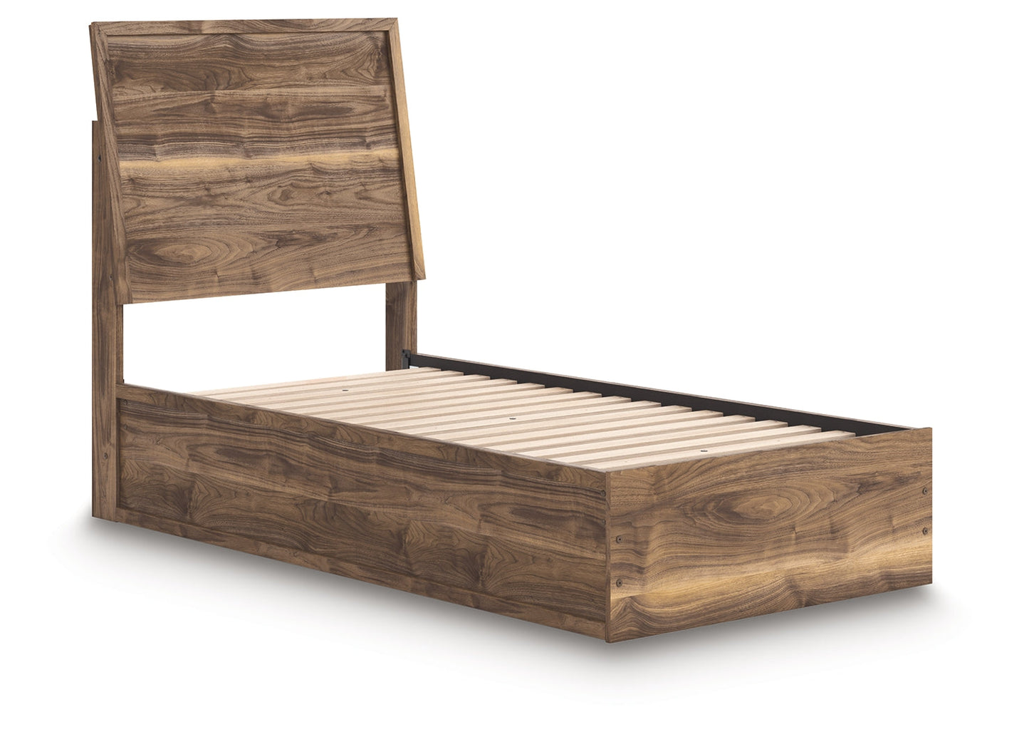 Zadilyn Brown Twin Panel Bed- Viva Furn