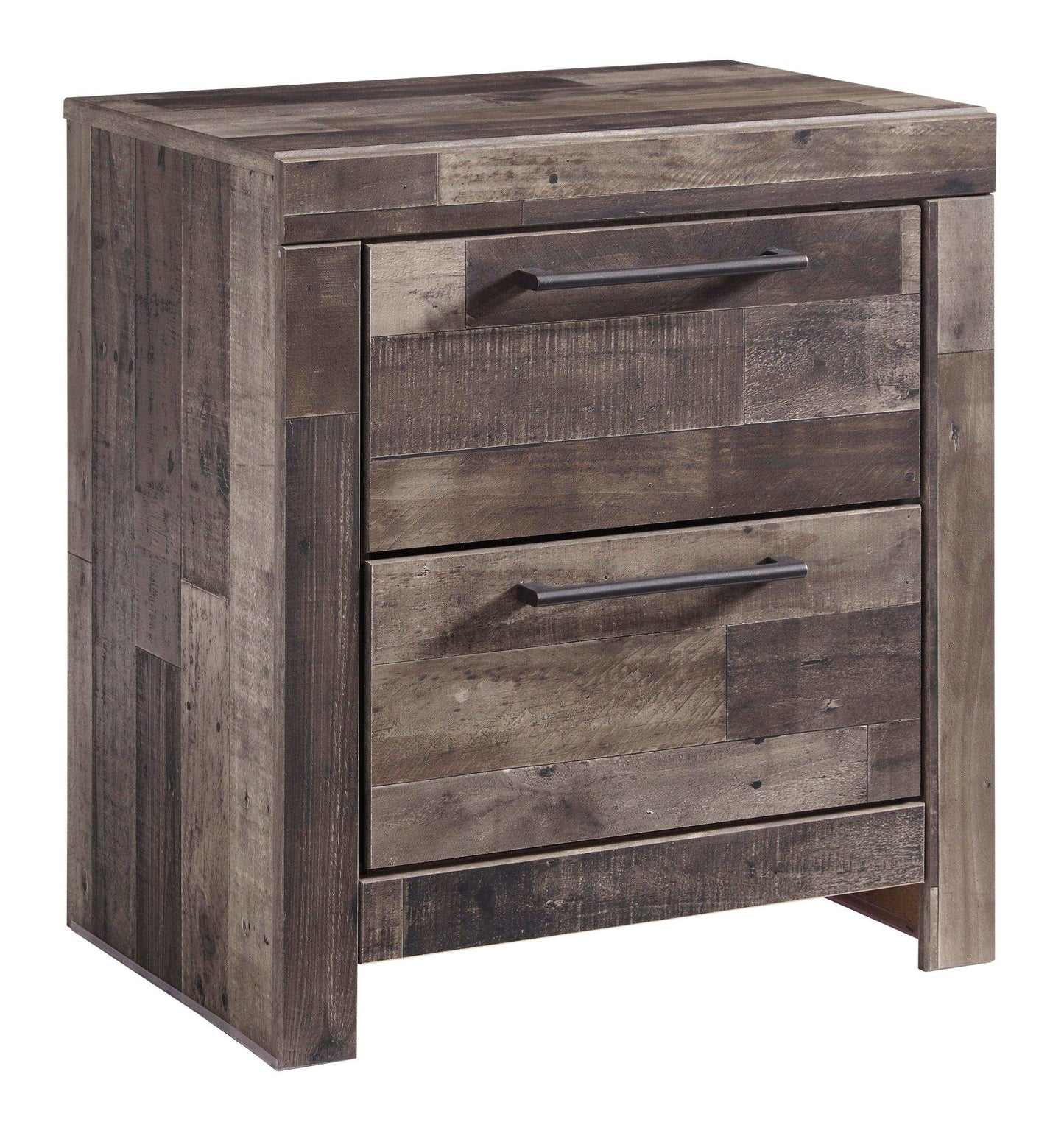 Derekson Multi Gray Queen Panel Bedroom Set / 4pc