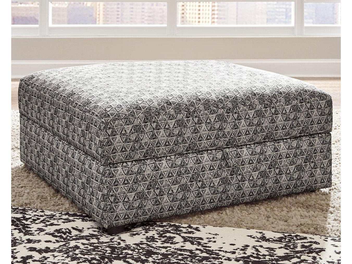 Kellway Bisque Ottoman w/ Storage