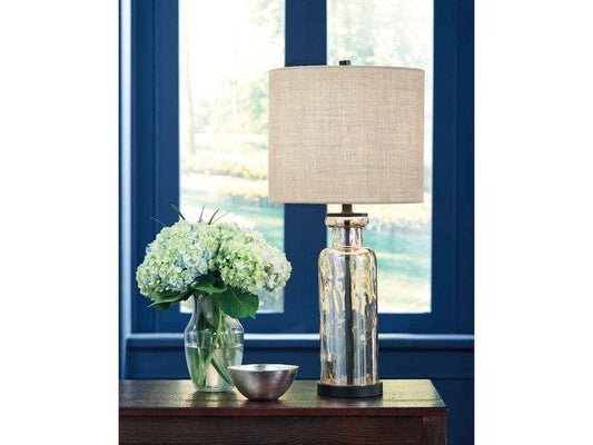 Laurentia Glass Table Lamp in Champagne