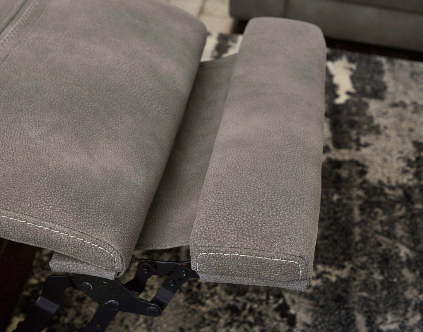 Next-Gen DuraPella Slate Power Reclining Loveseat w/ Console