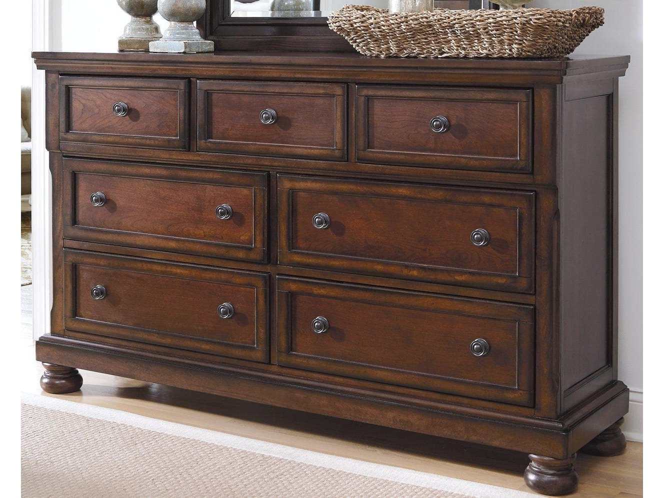 Porter Rustic Brown Dresser