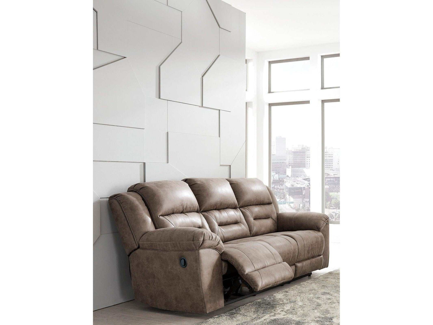 Stoneland Fossil Manual Reclining Sofa