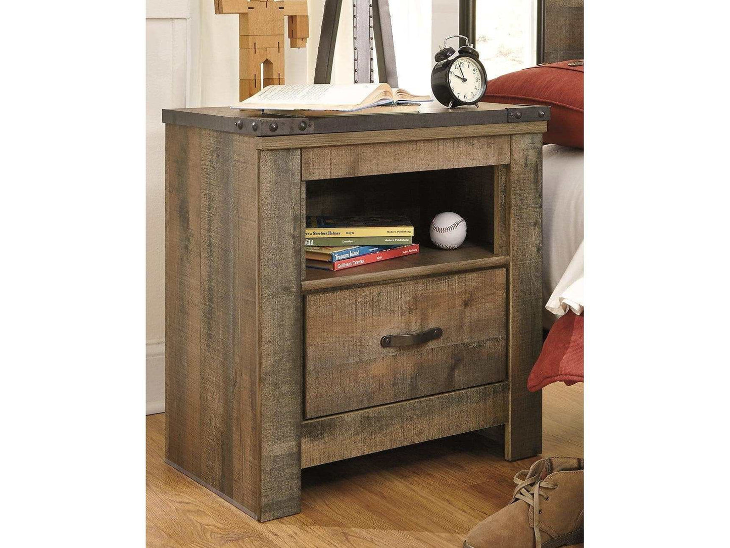 Trinell Brown Nightstand