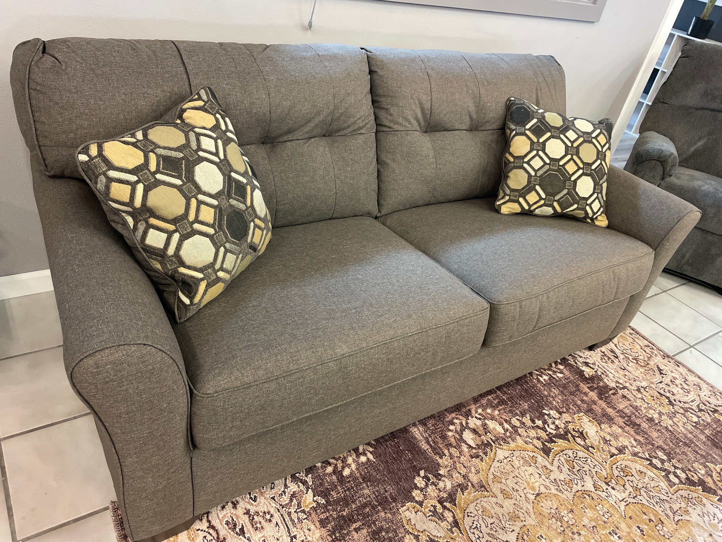 Tibbee Slate Sofa