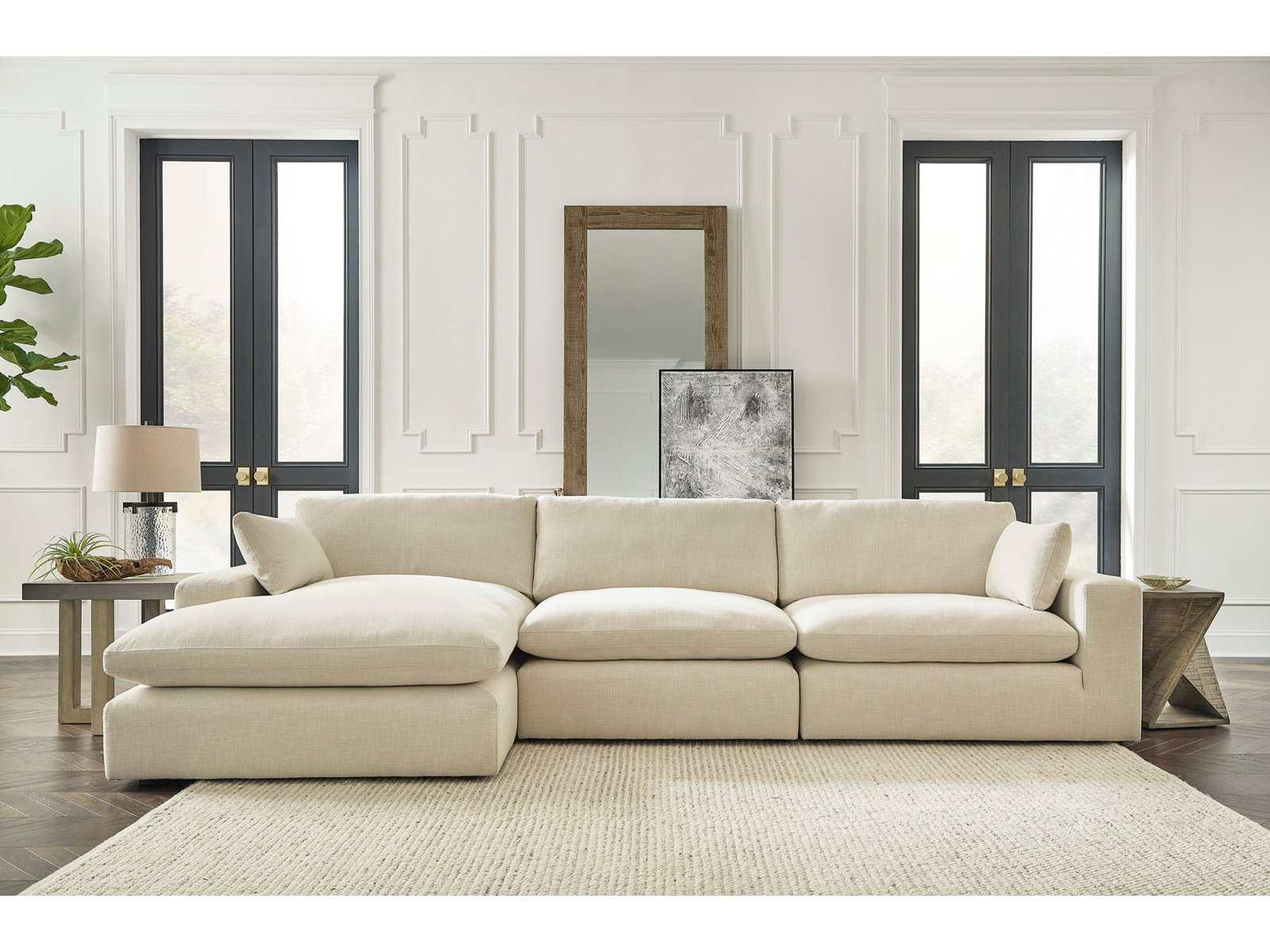 Elyza Linen Modular Sectional Units Create your own Style