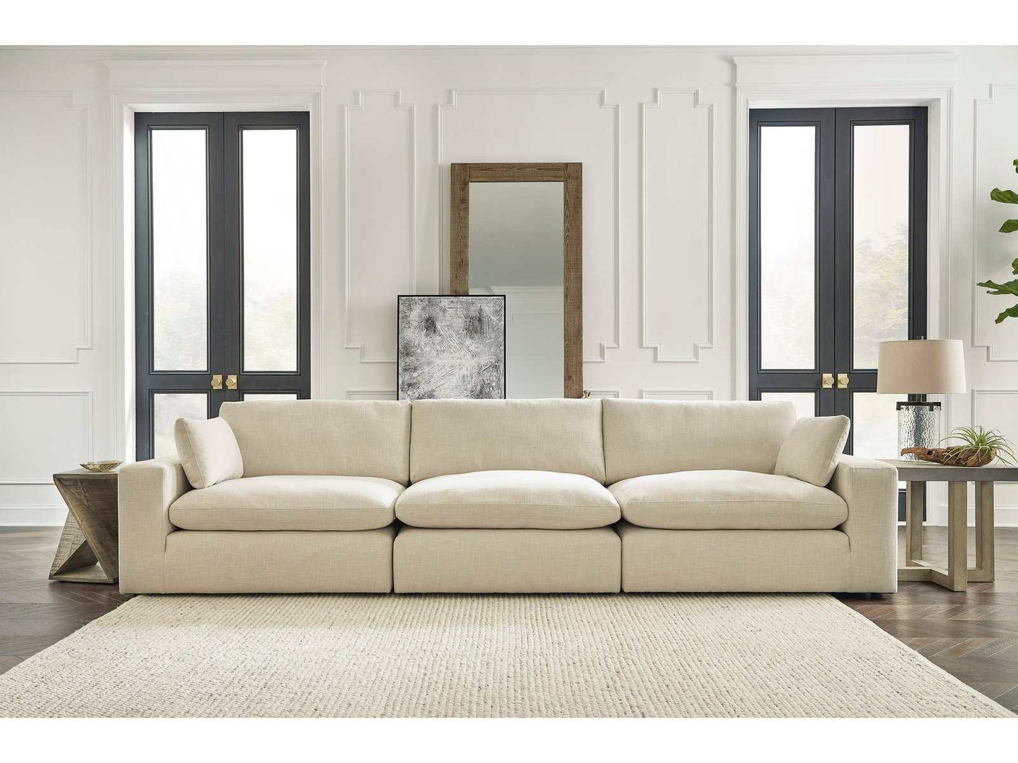 Elyza Linen Modular Sectional Units Create your own Style