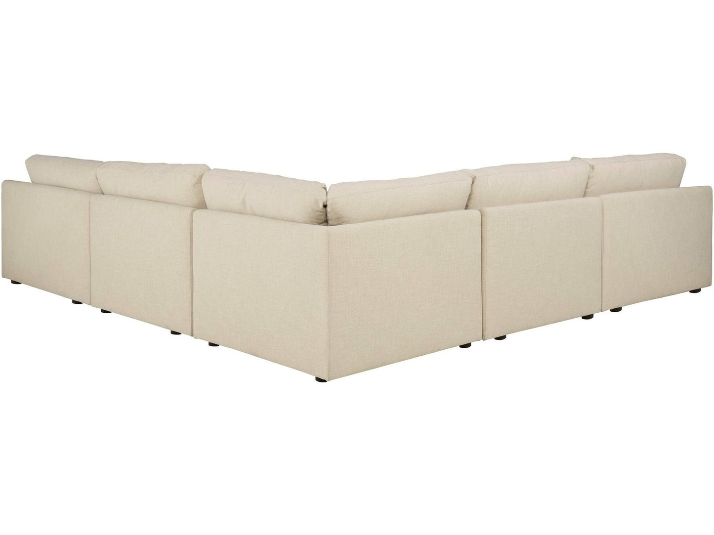 Elyza Linen 5pc Sectional Sofa