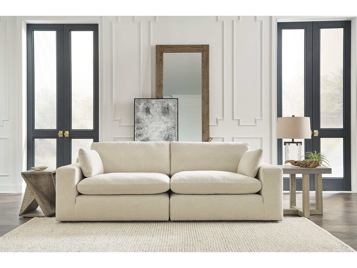 Elyza Linen Modular Sectional Units Create your own Style