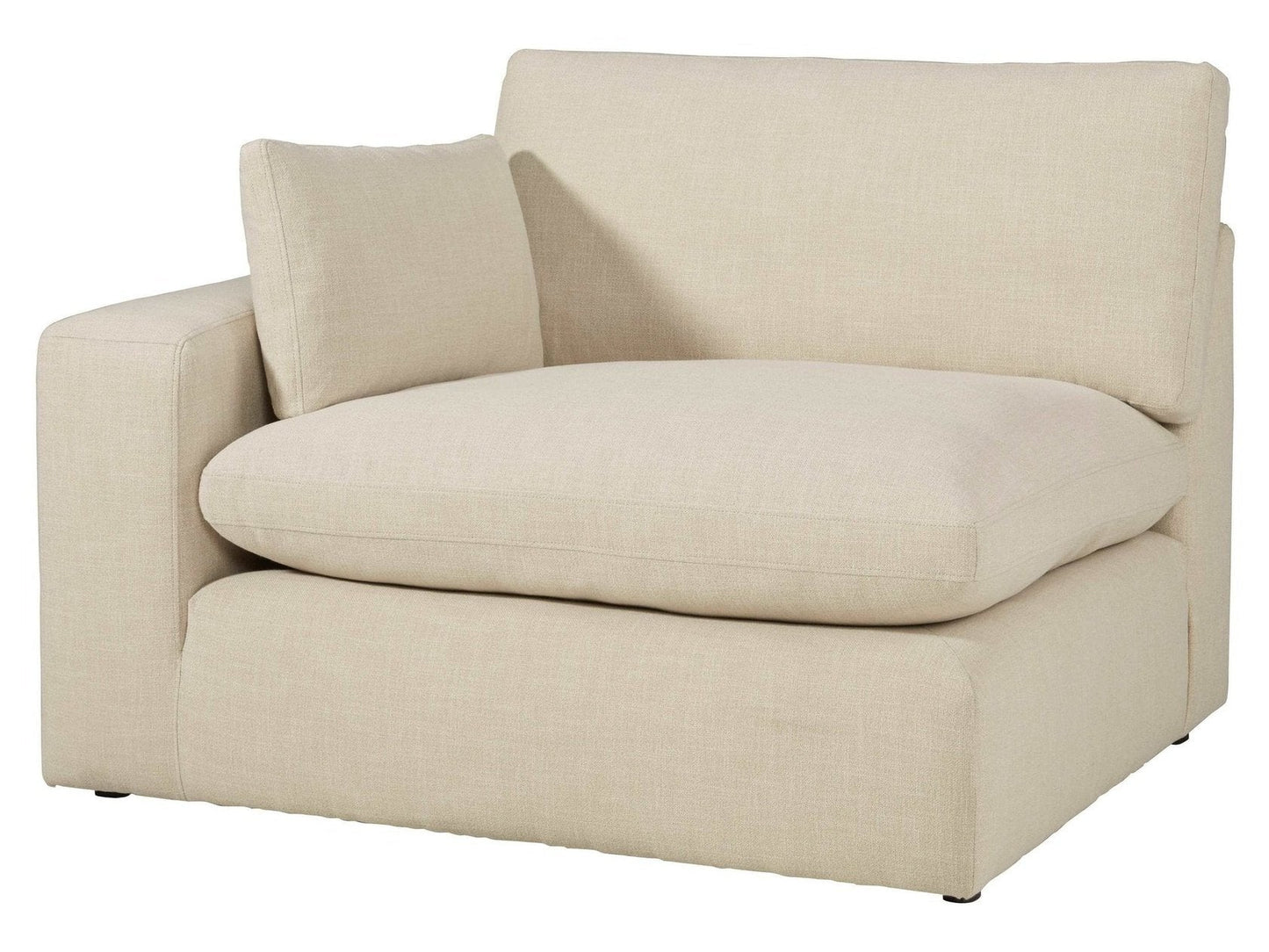 Elyza Linen 5pc Sectional Sofa